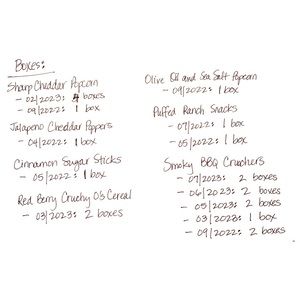 Optavia Snacks, Crunchers, Popcorn and O’s